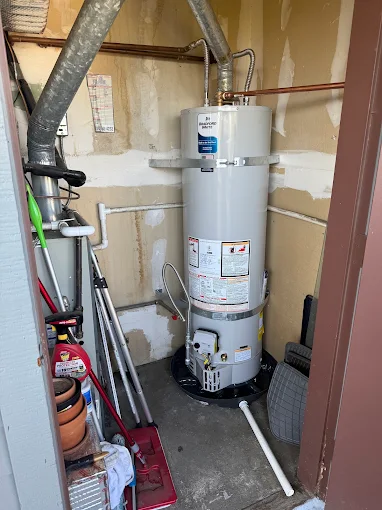 Bradford White water heater installation by Premier Plumbing Solutions 925