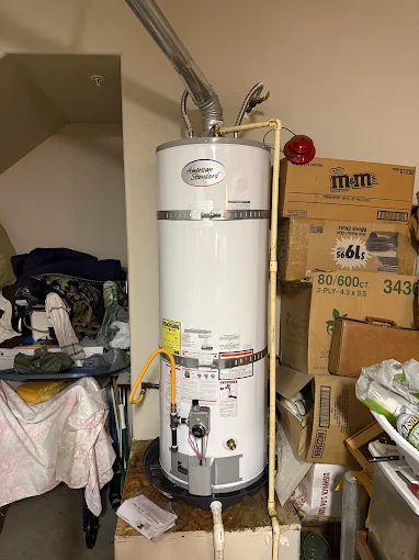 Standard water heater replacement by Premier Plumbing Solutions 925